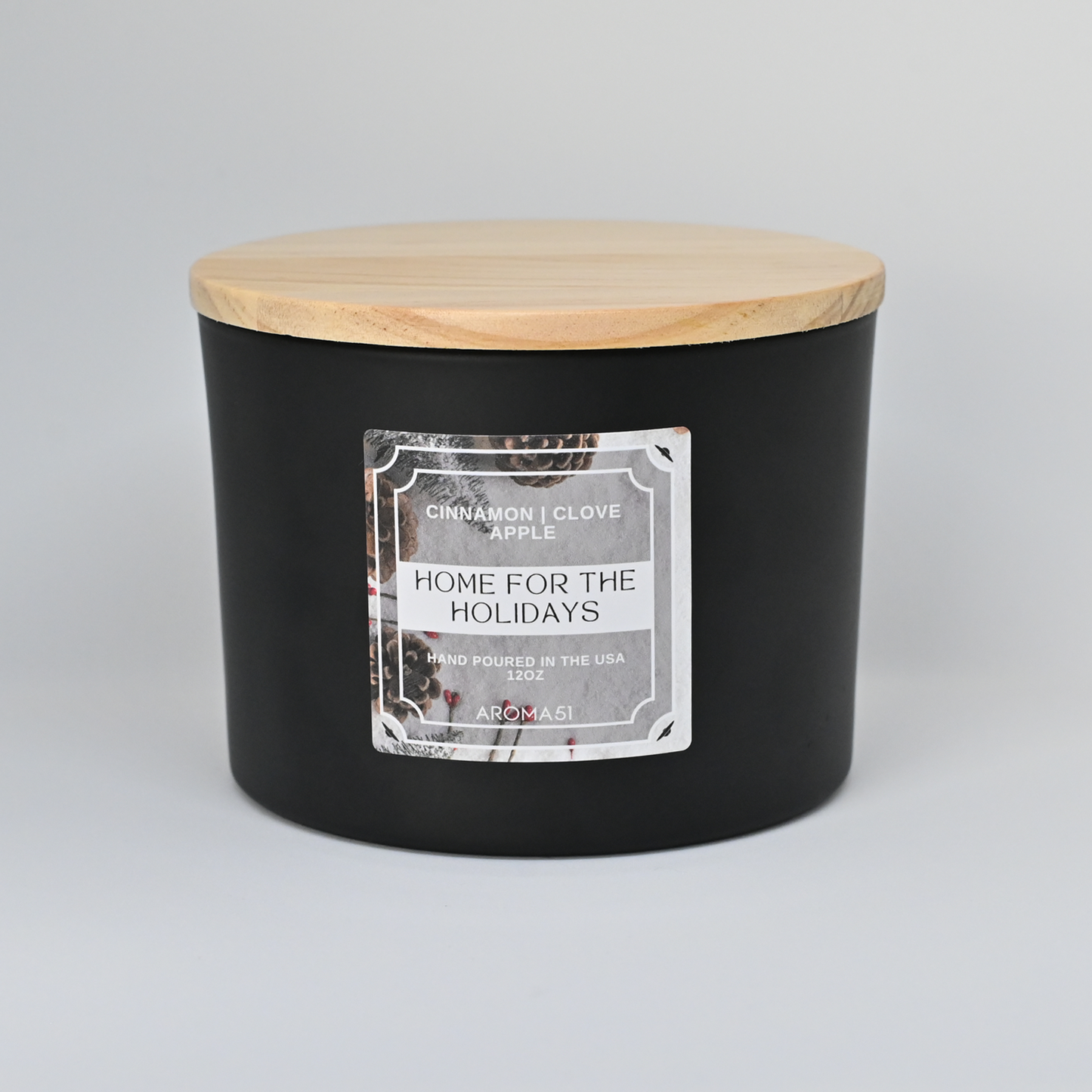 Cinnamon Pine cone 3 wick soy candle