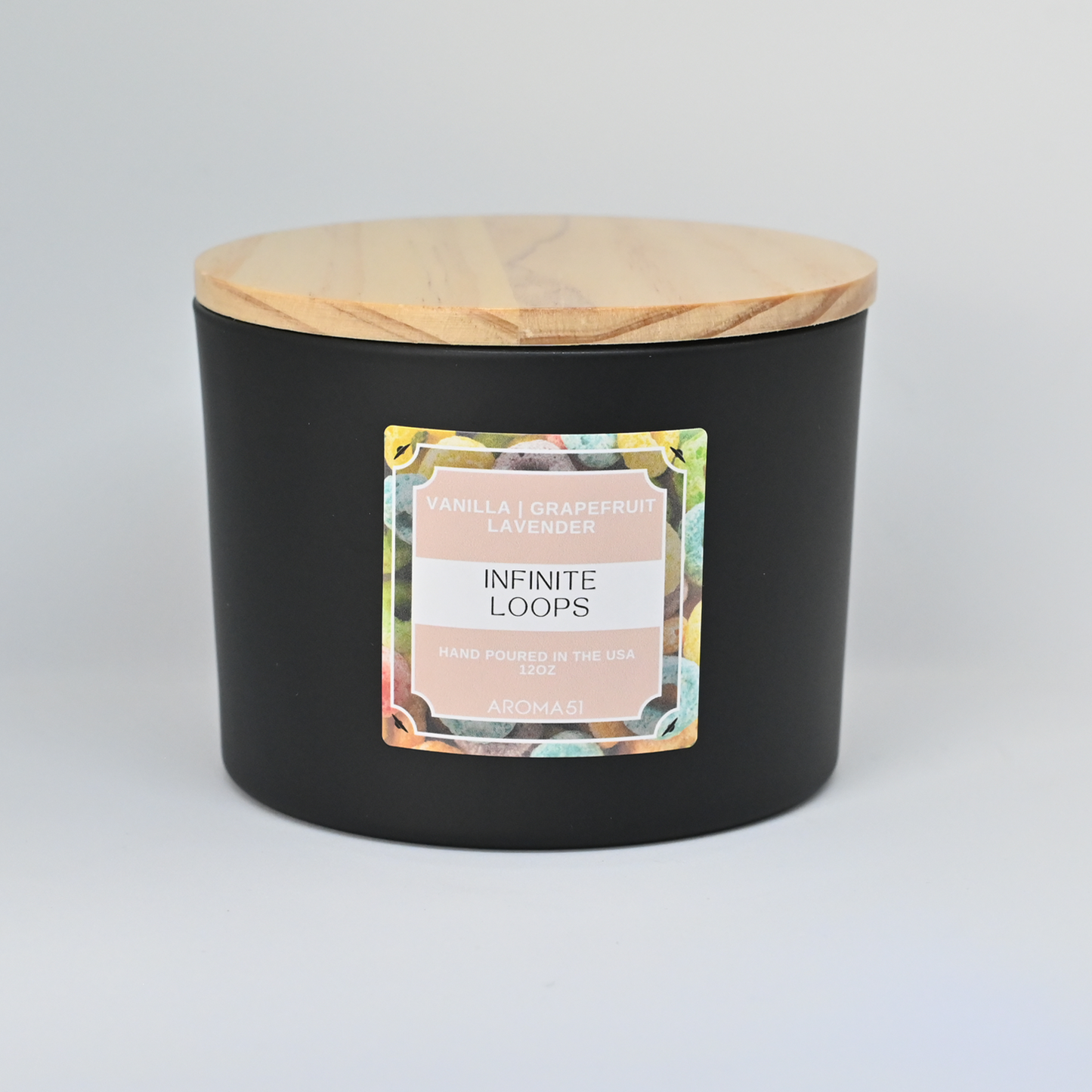 Fruit Loops type 3 wick soy candle