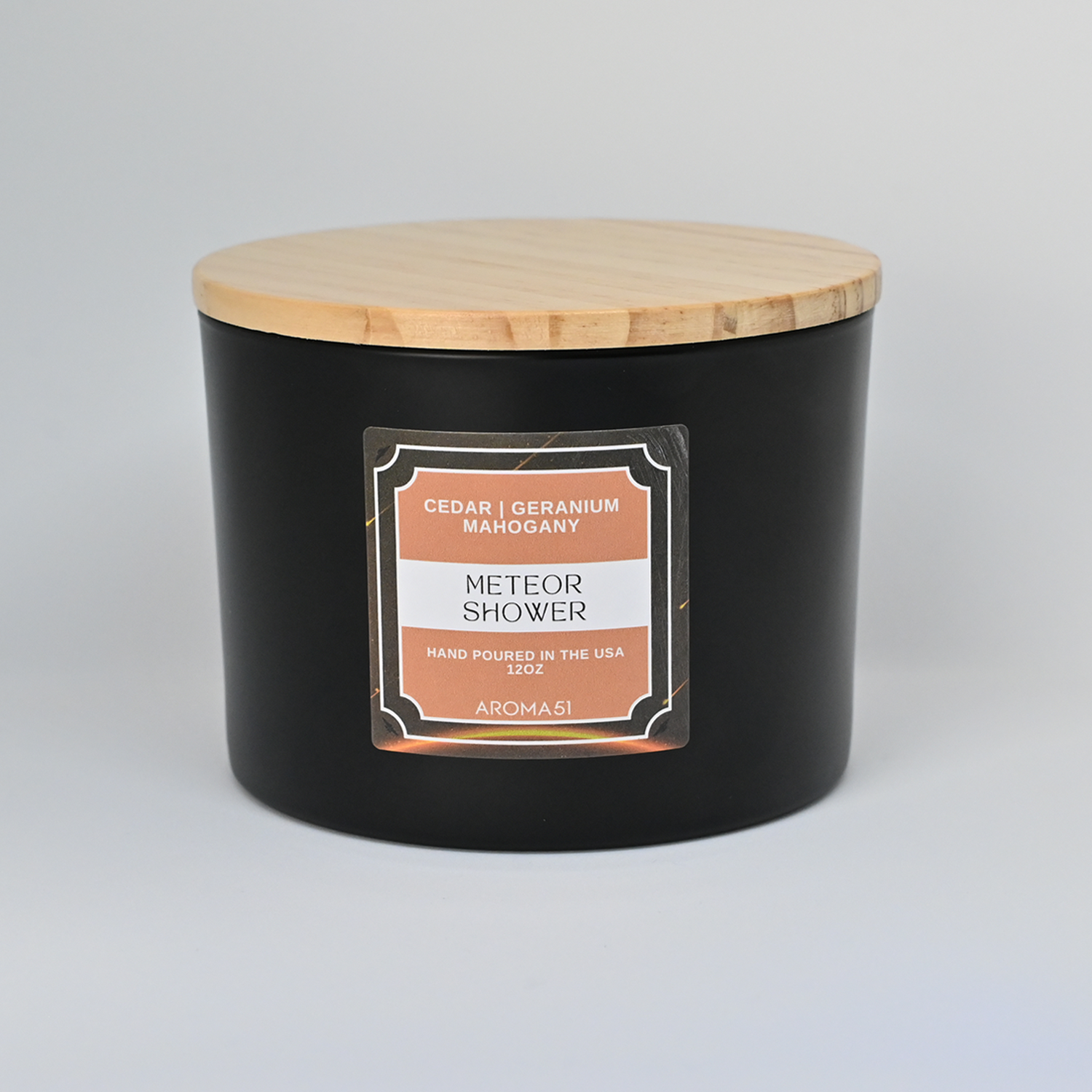 Mahogany Teakwood 3 wick soy candle